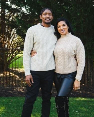 Besta Beal son Bradley Beal and daughter in law Kamiah.